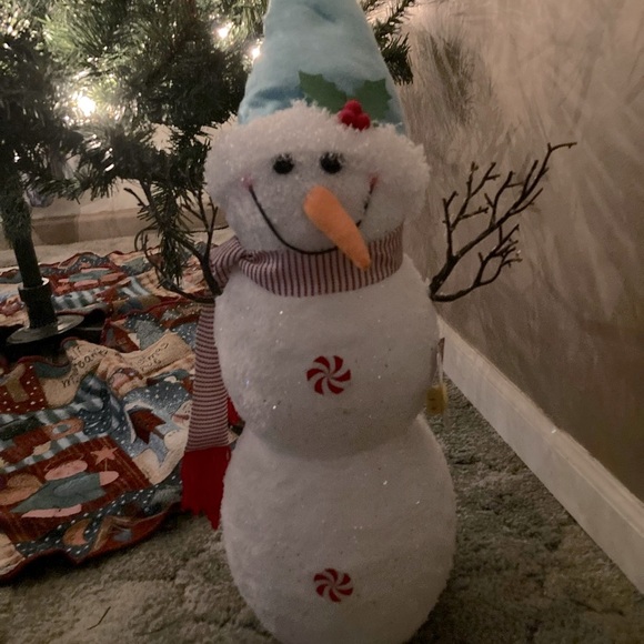 NWT 24" LED Light Changing Snowman Standing Figure - Picture 4 of 9